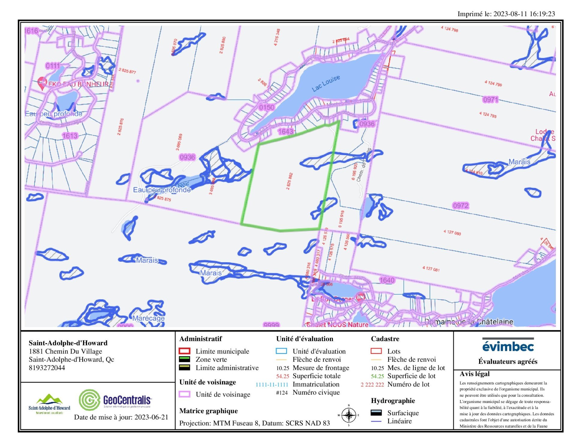 Lot for sale, Saint-Adolphe-d'Howard