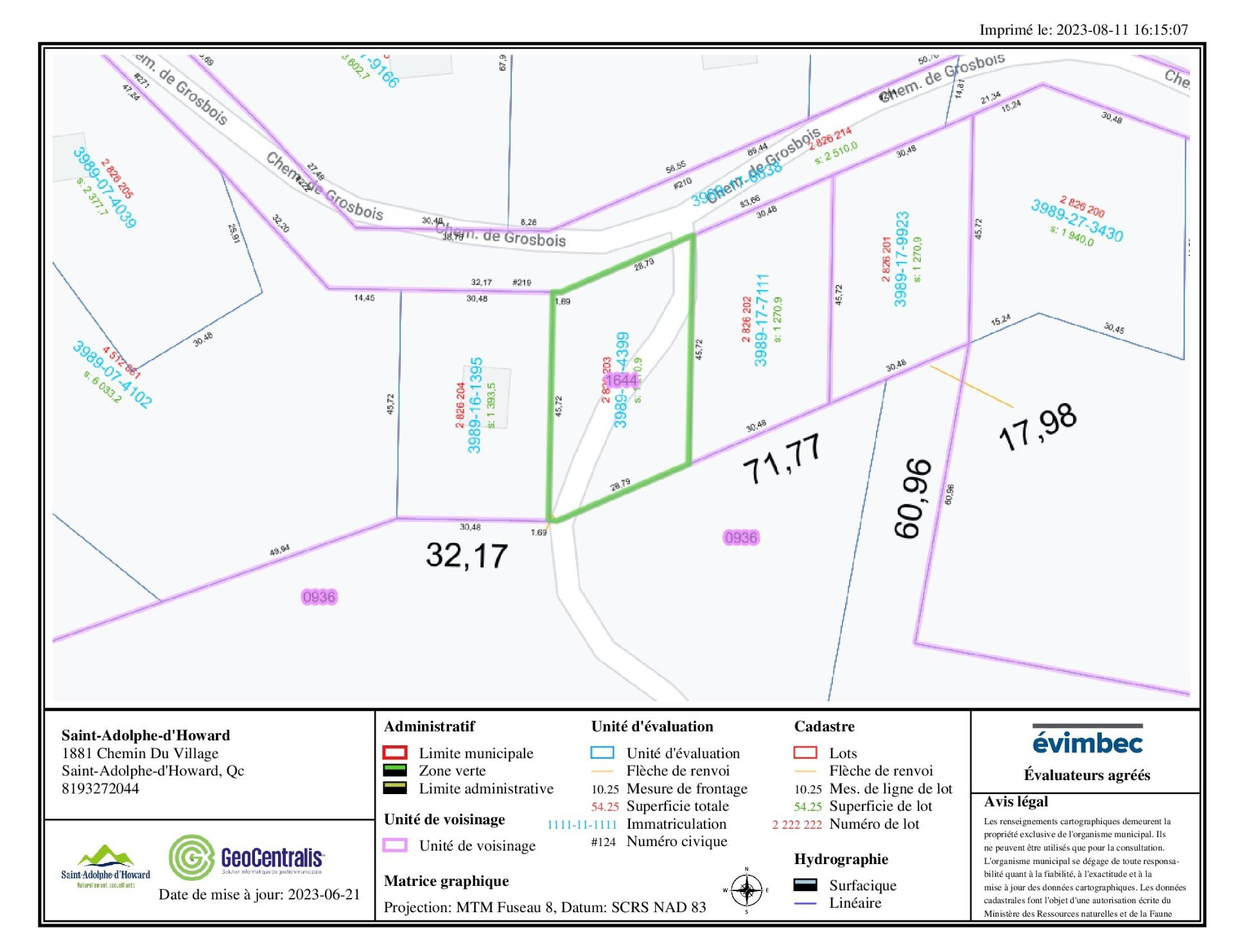 Lot for sale, Saint-Adolphe-d'Howard