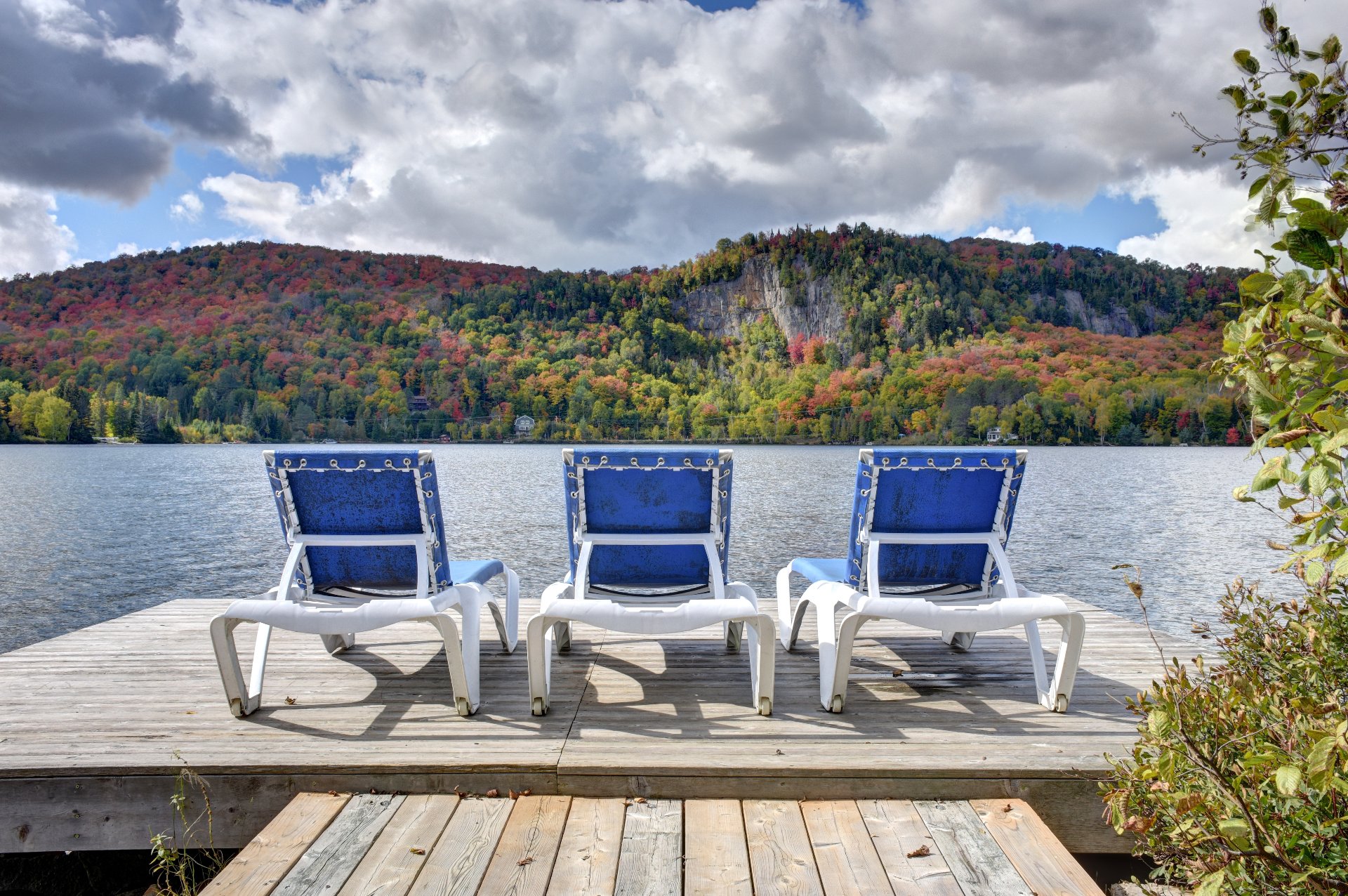 Accès au plan d'eau