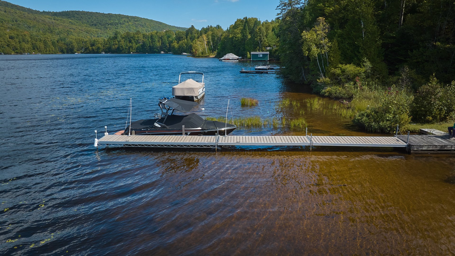 Accès au plan d'eau