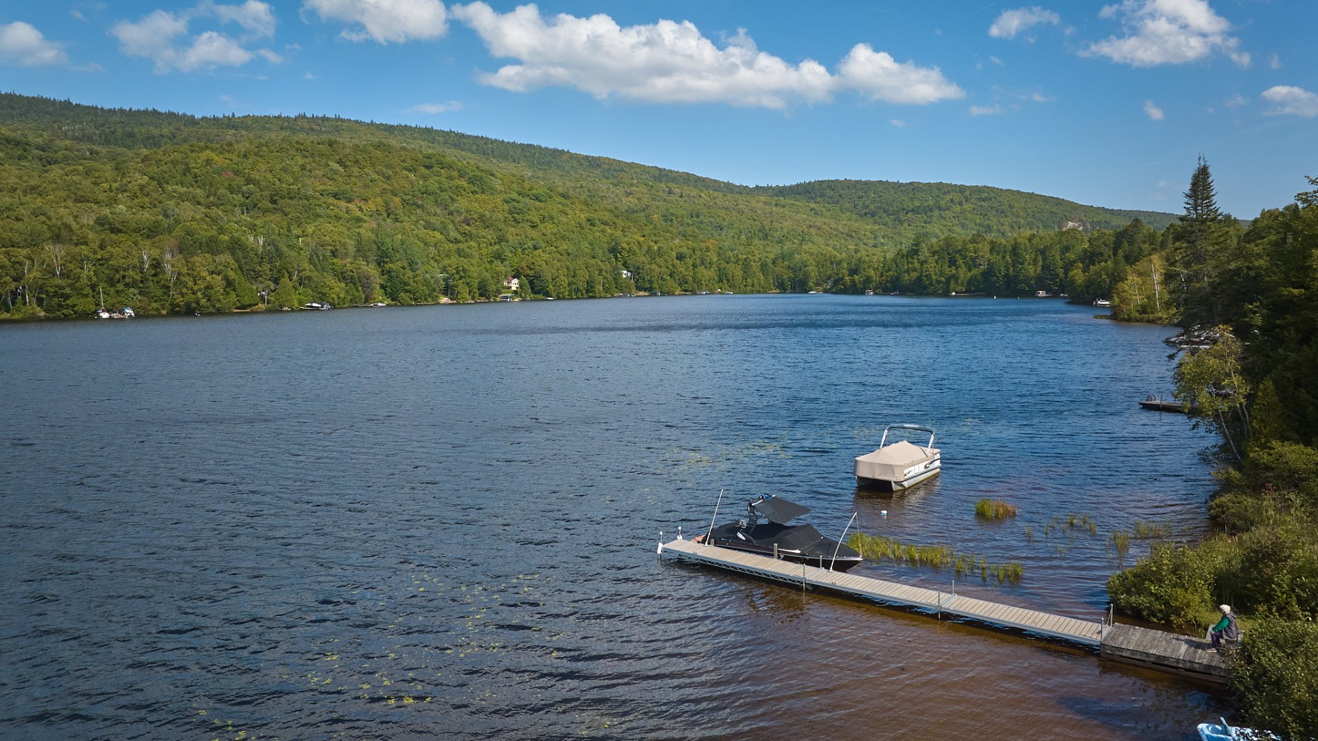 Accès au plan d'eau