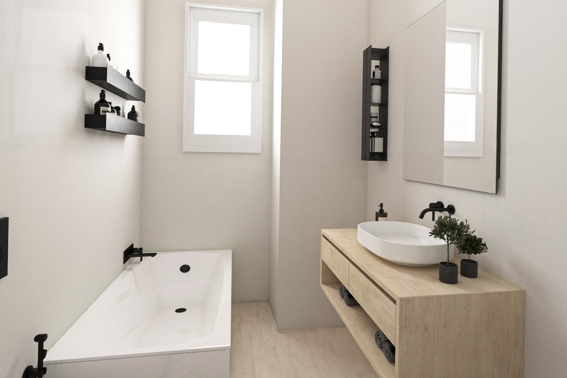 Salle de bains attenante à la CCP