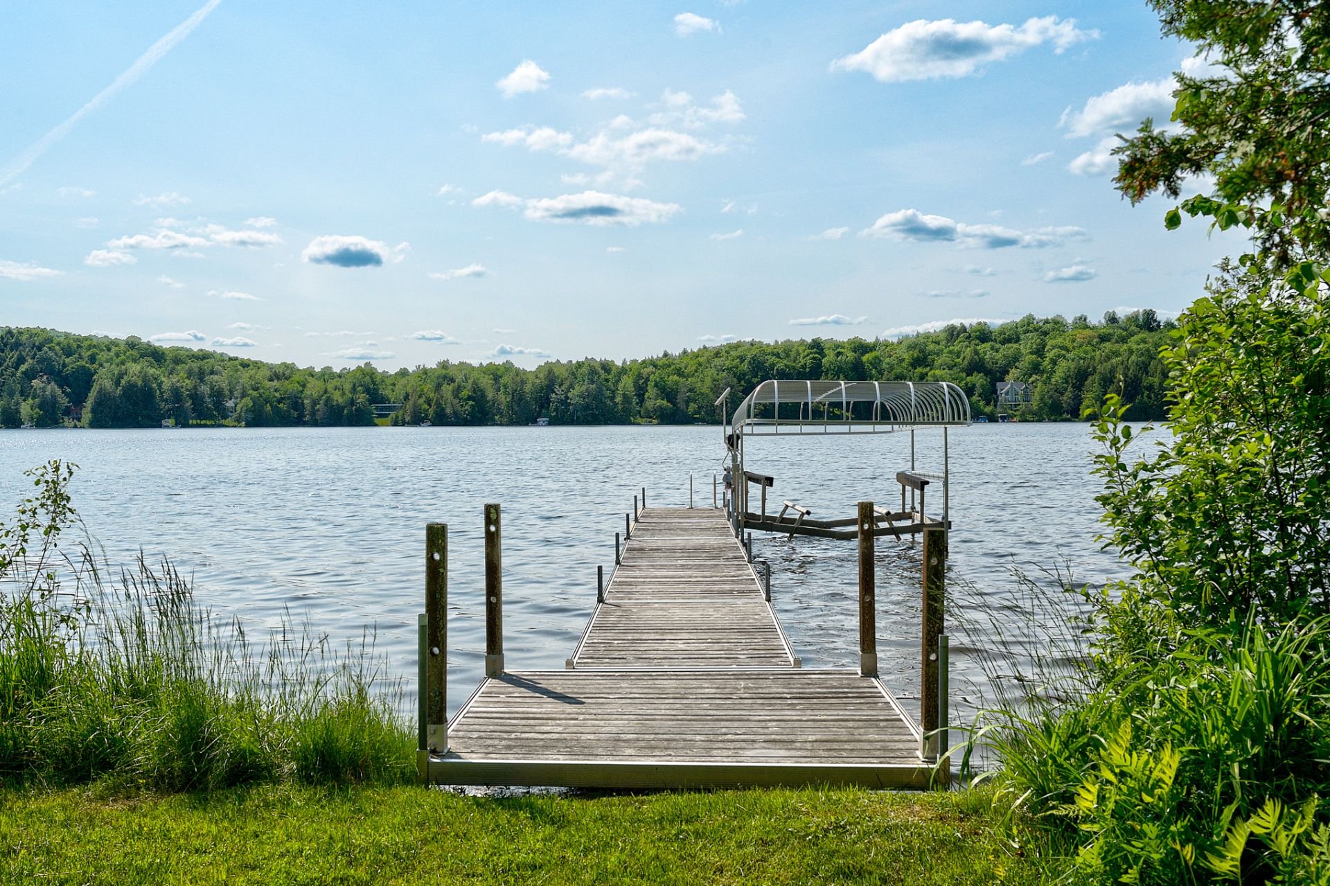 Accès au plan d'eau