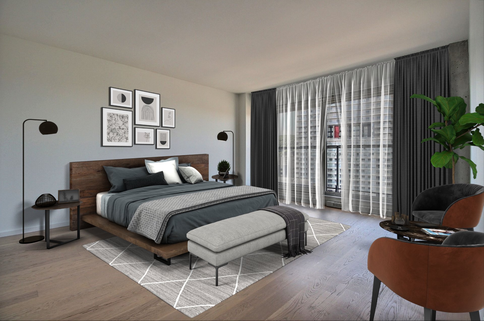 Chambre à coucher principale