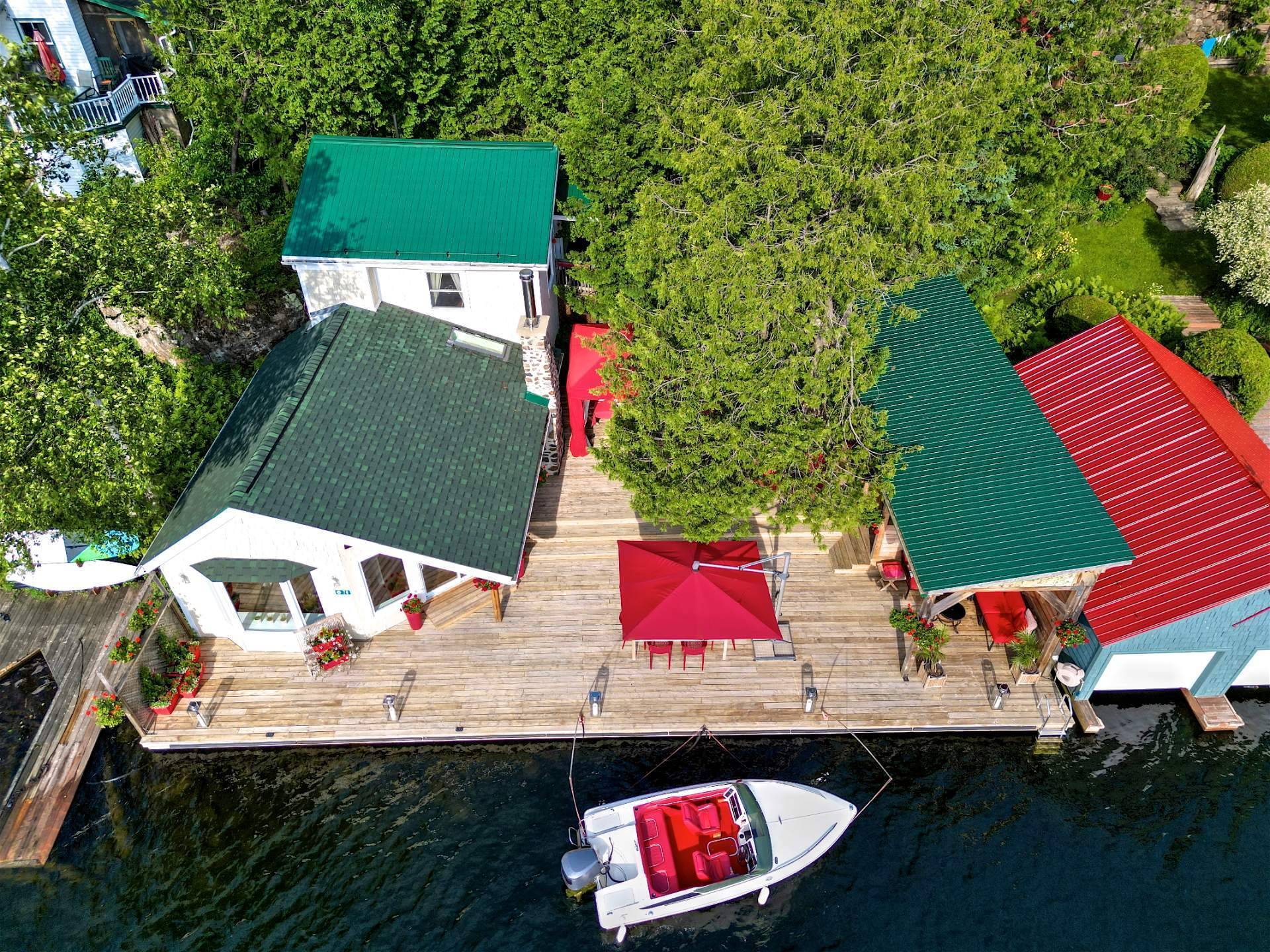 Maison à un étage et demi à vendre, Lac-des-Seize-Îles