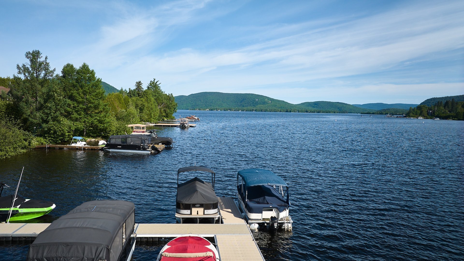Accès au plan d'eau