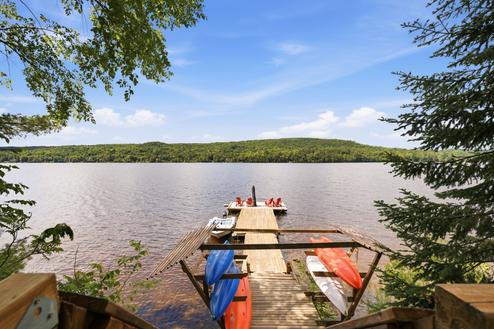 Photo - Accès au plan d'eau