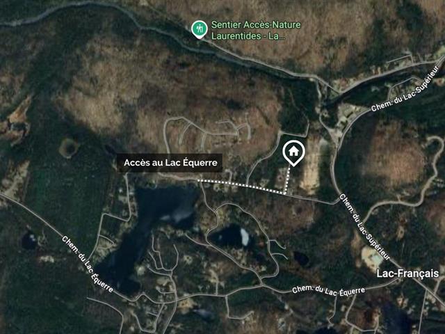 Accès au plan d'eau