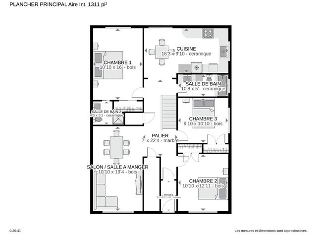 Triplex for sale, Montréal (Ahuntsic-Cartierville)